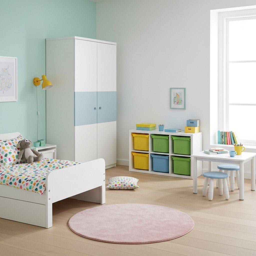 Playful Kids Room with IKEA furniture